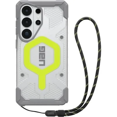 UAG Pathfinder Clear w/Magnet Case for Galaxy S26 Ultra - Active Neon Lanyard